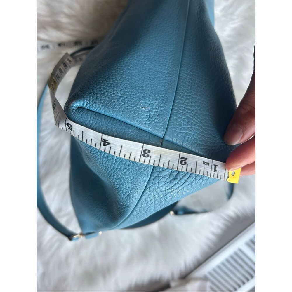 COACH EAST/WEST CELESTE CONVERTIBLE HOBO IN PEBBLE LEATHER F36628 SV/BLUE - Picture 10 of 11